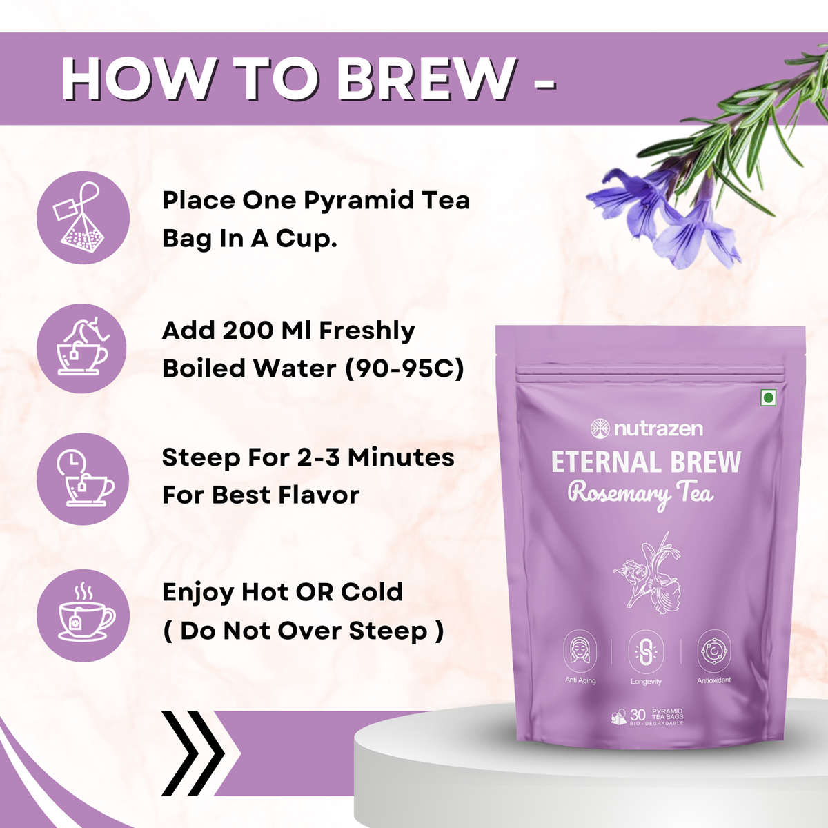 Eternal Brew Rosemary Tea