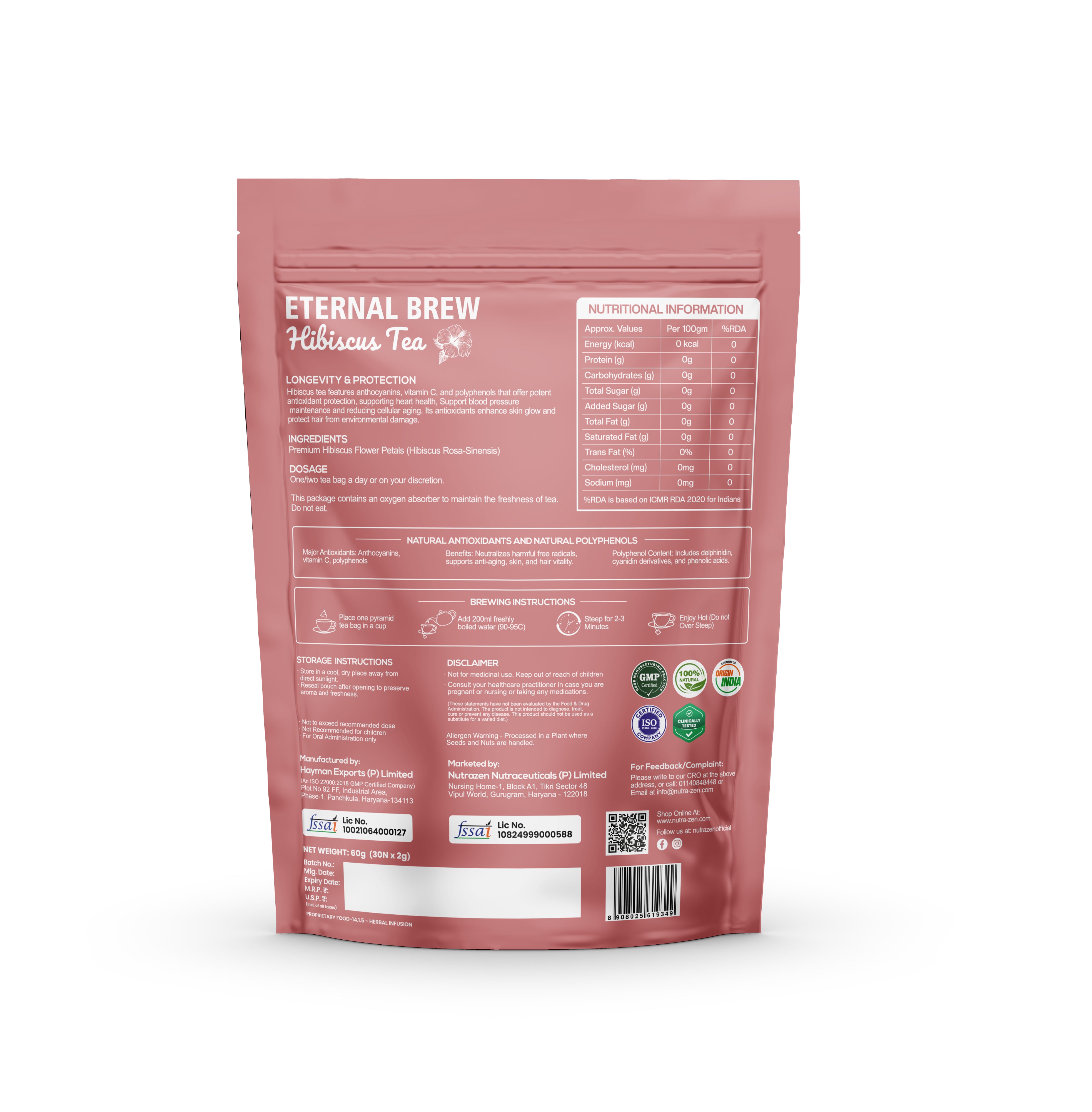 Eternal Brew Hibiscus Tea