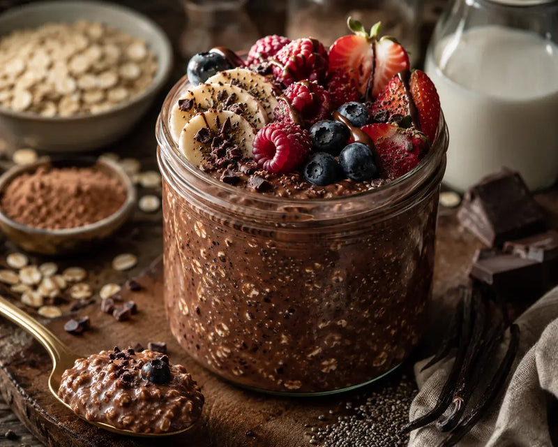 Dark Chocolate Overnight Oats