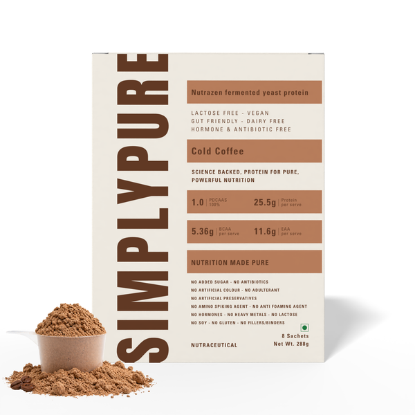 Simply Pure Fermented Yeast Protein - Cold Coffee - 288g