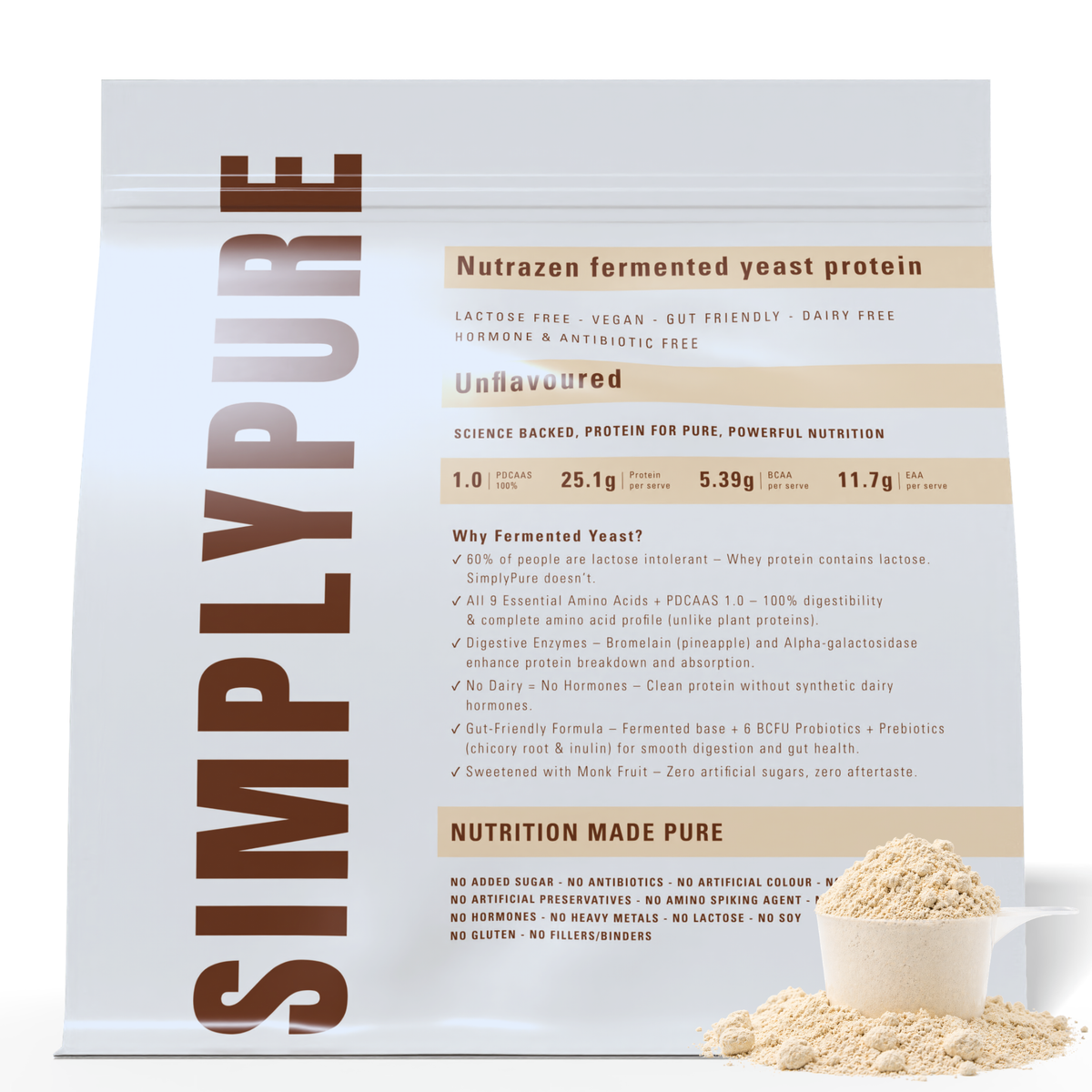 Simply Pure Fermented Yeast Protein