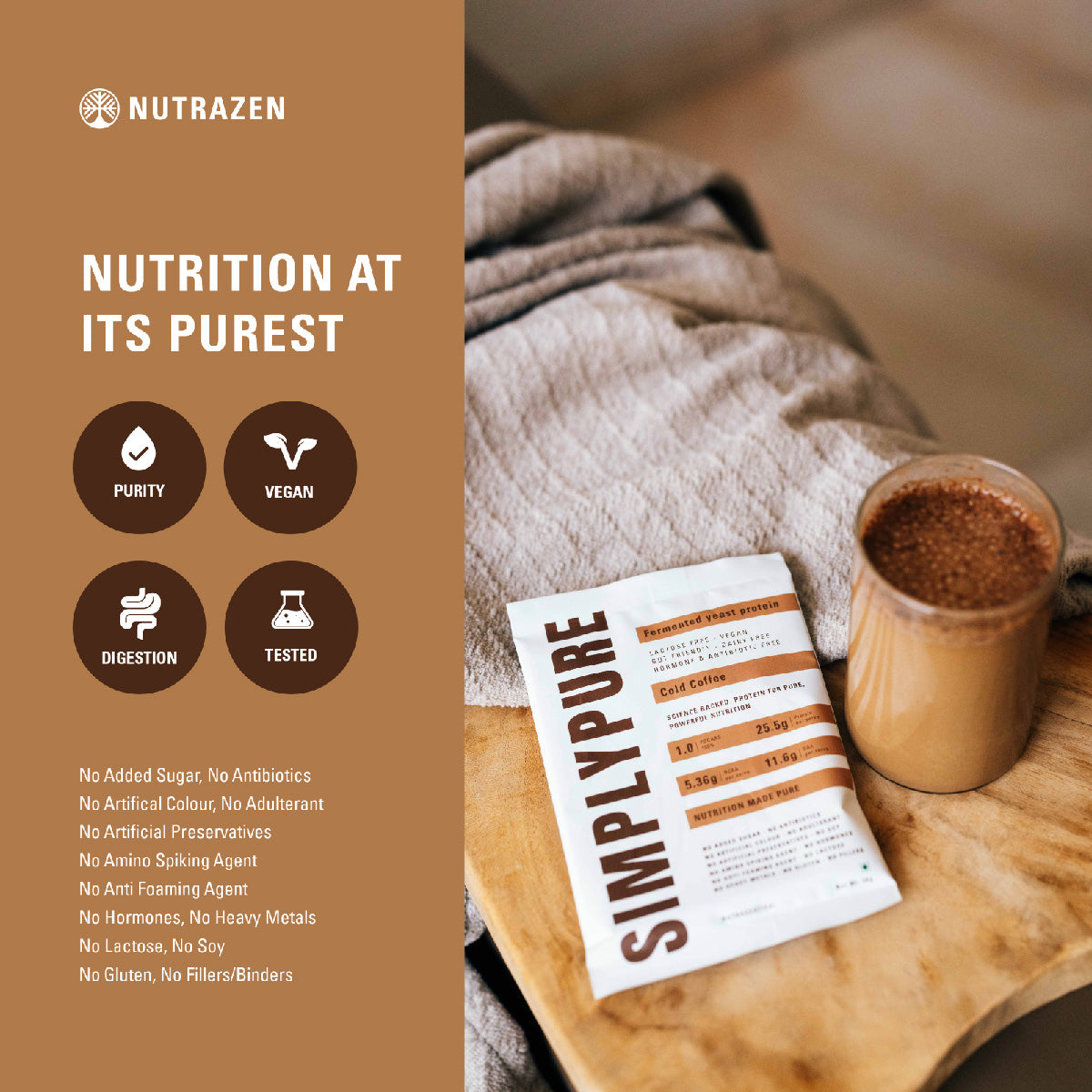 Cold Coffee 288g - Fermented Yeast Protein
