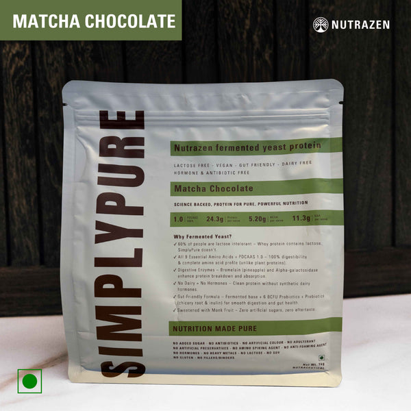 Matcha Chocolate 1 Kg - Fermented Yeast Protein
